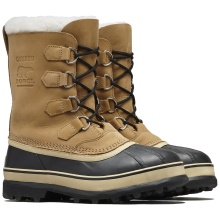 Sorel Caribou Winter Boots (Nubuck Leather, Waterproof) Light Brown Men's